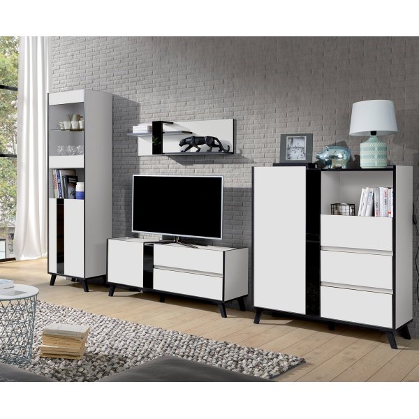 Living FLIX A2 Alb /Negru