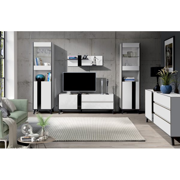 Living FLIX B1 Alb /Negru