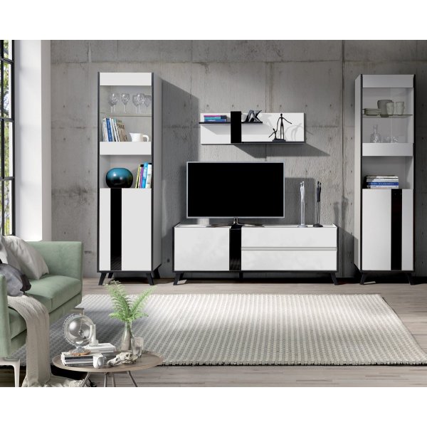 Living FLIX B2 Alb /Negru