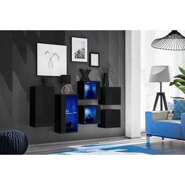 Living SWITCH SB IV 26 ZZ SW SB4 Genarom AM Negru / Negru Lucios