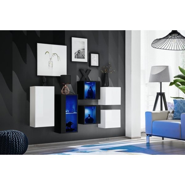 Living SWITCH SB IV 26 WS SW SB4 Genarom AM Alb Lucios / Negru Lucios