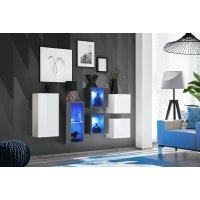 Living SWITCH SB IV 27 WG SW SB4 Genarom AM Alb Lucios / Grafit Lucios