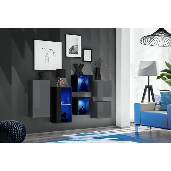 Living SWITCH SB IV 27 GW SW SB4 Genarom AM Grafit Lucios / Negru Lucios