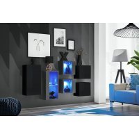 Living SWITCH SB IV 27 ZG SW SB4 Genarom AM Negru Lucios / Grafit Lucios