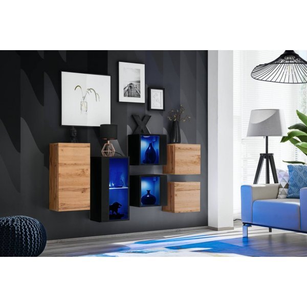 Living SWITCH SB IV 27 WTS SW SB4 Genarom AM Stejar Wotan / Negru Lucios