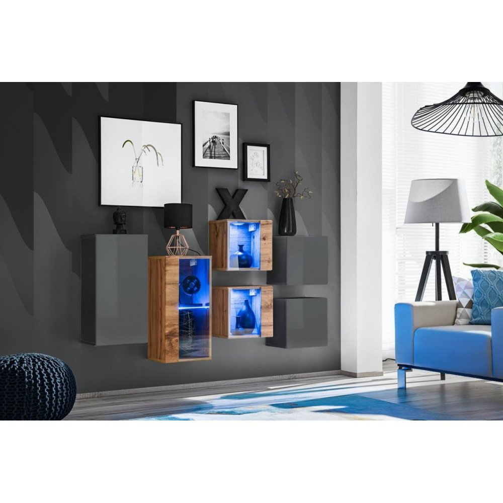 Living SWITCH SB IV 27 GWT SW SB4 Genarom AM Grafit Lucios / Stejar Wotan
