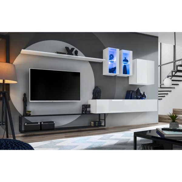 Living SWITCH MET 1 27 WS SWM 1 Genarom AM Alb / Alb Lucios