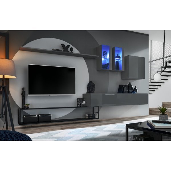 Living SWITCH MET 1 27 GZ SWM 1 Genarom AM Grafit / Grafit Lucios