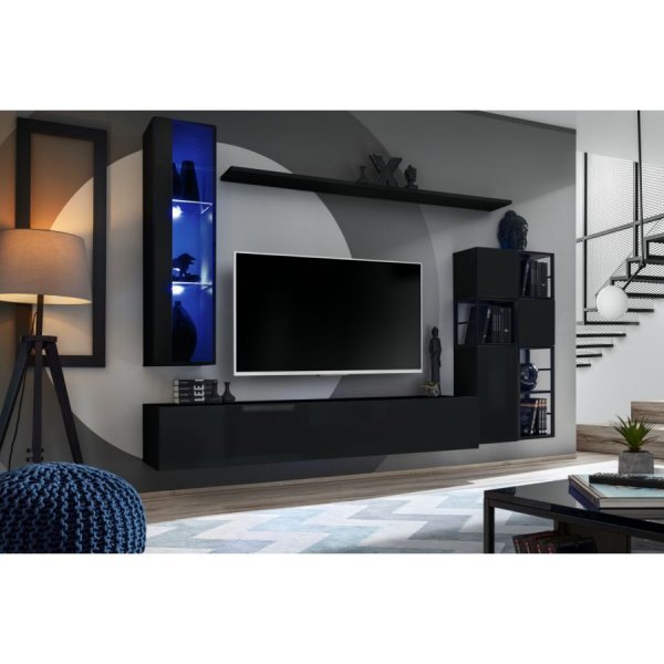 Living SWITCH MET 2 27 ZZ SWM 2 Genarom AM Negru / Negru Lucios