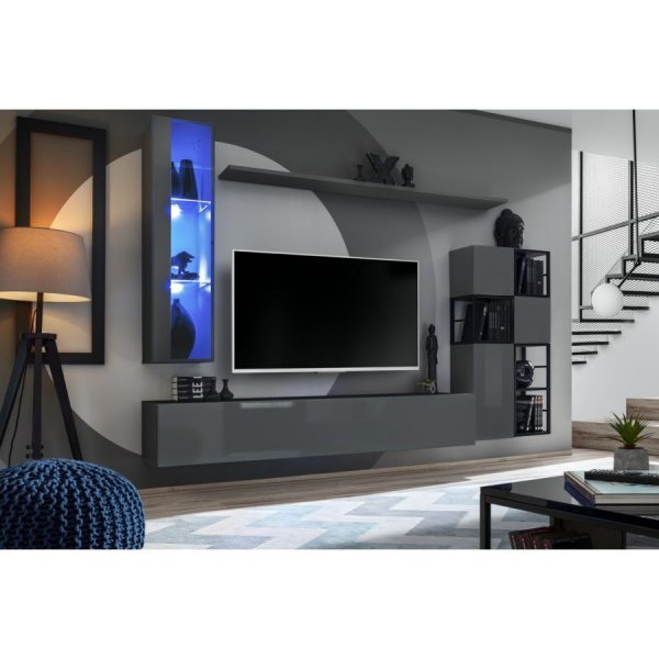 Living SWITCH MET 2 27 GZ SWM 2 Genarom AM Grafit / Grafit Lucios