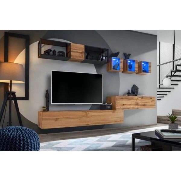 Living SWITCH MET 3 27 GZ SWM 3 Genarom AM Grafit / Grafit Lucios