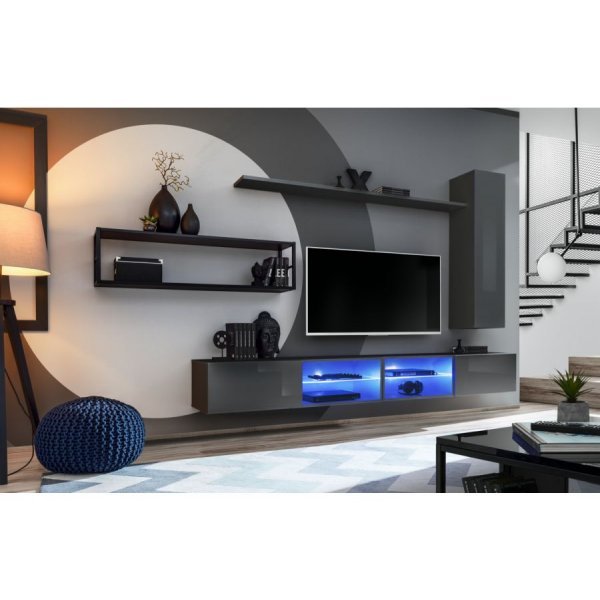 Living SWITCH MET 4 27 GZ SWM 4 Genarom AM Grafit / Grafit Lucios