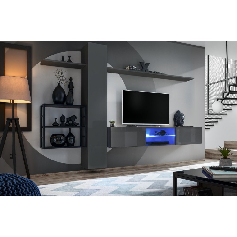 Living SWITCH MET 5 27 GZ SWM 5 Genarom AM Grafit / Grafit Lucios