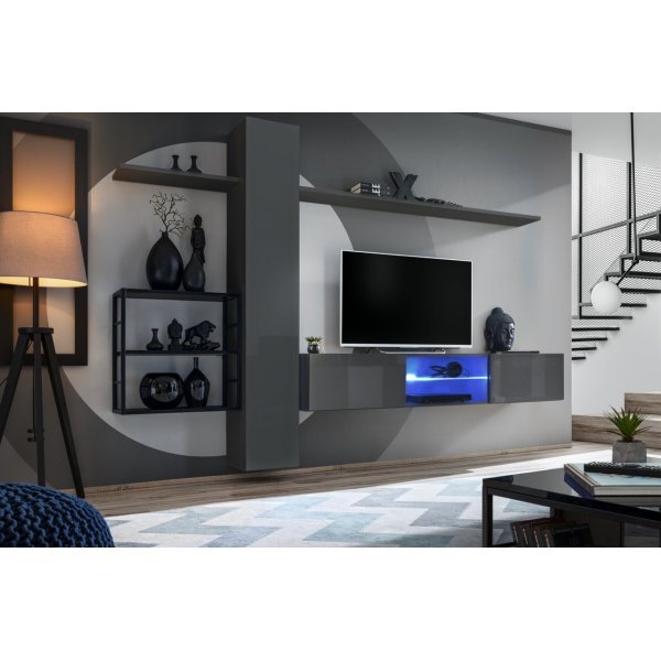 Living SWITCH MET 5 27 GZ SWM 5 Genarom AM Grafit / Grafit Lucios