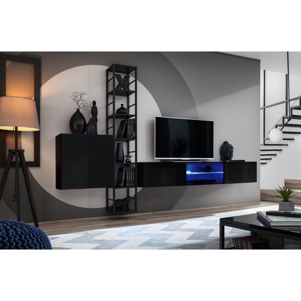 Living SWITCH MET 6 27 ZZ SWM 6 Genarom AM Negru / Negru Lucios