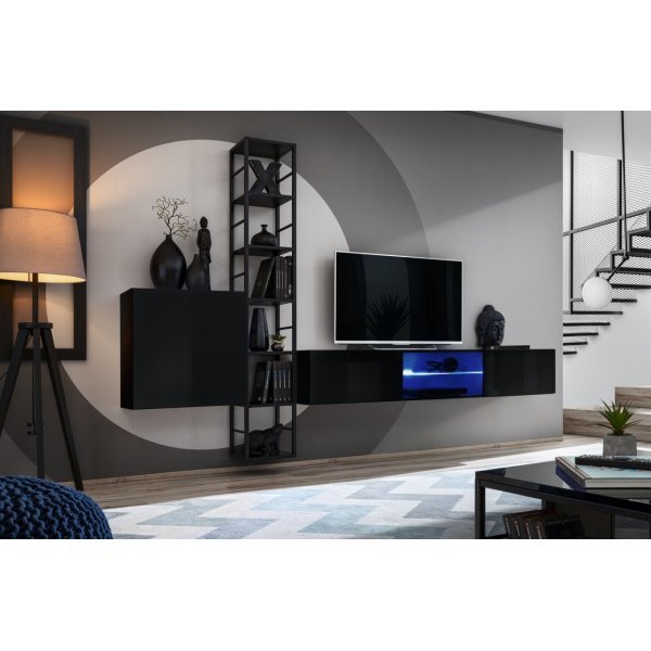 Living SWITCH MET 6 27 ZZ SWM 6 Genarom AM Negru / Negru Lucios