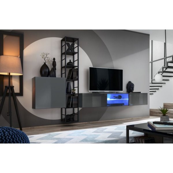 Living SWITCH MET 6 27 GZ SWM 6 Genarom AM Grafit / Grafit Lucios