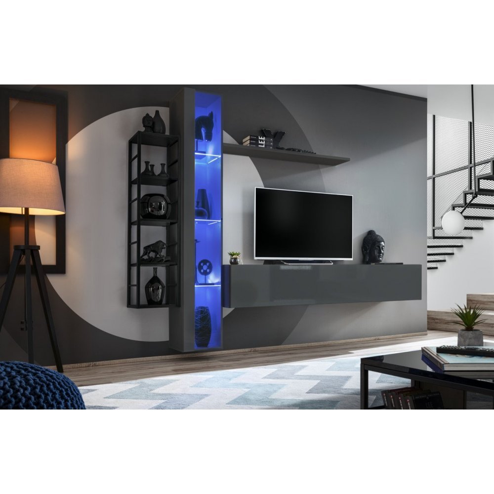 Living SWITCH MET 7 27 GZ SWM 7 Genarom AM Grafit / Grafit Lucios