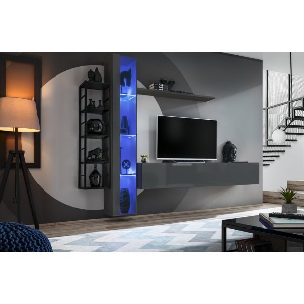 Living SWITCH MET 7 27 GZ SWM 7 Genarom AM Grafit / Grafit Lucios