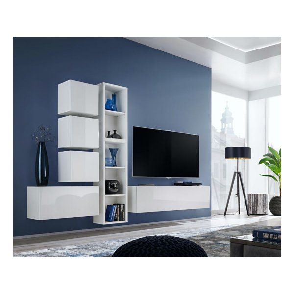 Living BLOX XI 28 WW BX11 Genarom AM Alb / Alb Lucios