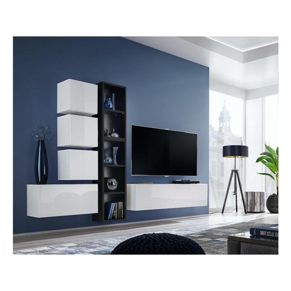 Living BLOX XI 28 WS BX11 Genarom AM Alb / Negru / Alb Lucios
