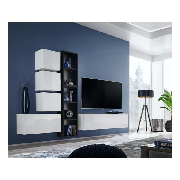 Living BLOX XI 28 WS BX11 Genarom AM Alb / Negru / Alb Lucios
