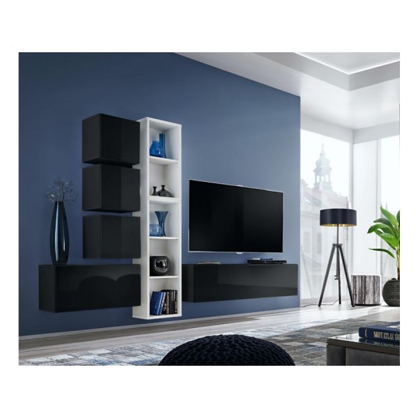 Living BLOX XI 28 ZW BX11 Genarom AM Alb / Negru / Negru Lucios