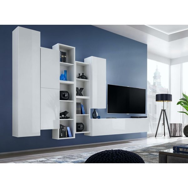 Living BLOX XII 28 WW BX12 Genarom AM Alb / Alb Lucios