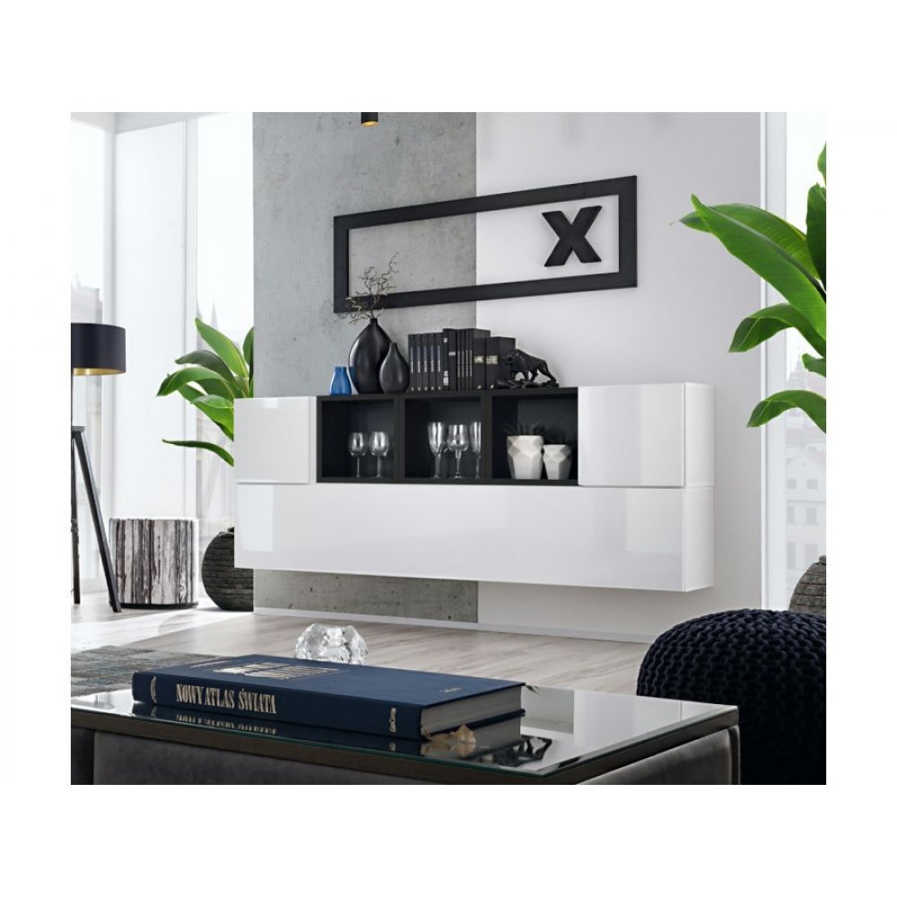 Living BLOX SB V 28 WS BXS5 Genarom AM Alb/Negru/Alb Lucios