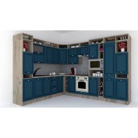 Bucatarie de Colt LEEA ART CORNER FRONT MDF CANYON 260-320 DR. K002 / decor 259