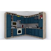 Bucatarie de Colt LEEA ART CORNER FRONT MDF SPARX 260-280 ST. K002 / decor 259