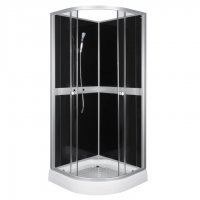 Cabina de dus Classic 80 Negra cu cada