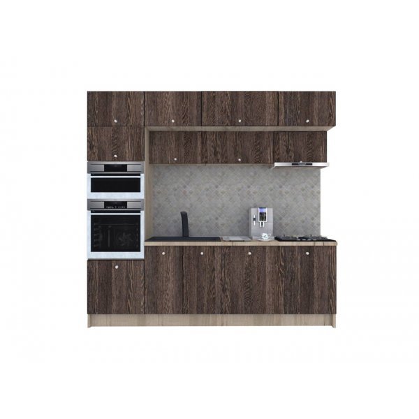 Bucatarie ZONE 260 FRONT PAL K002 / decor 7648