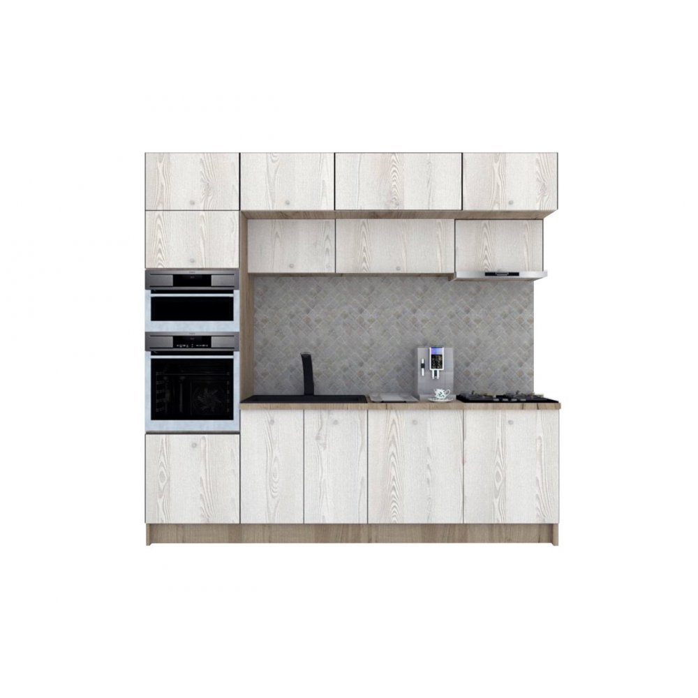 Bucatarie ZONE 260 FRONT PAL K002 / decor K010
