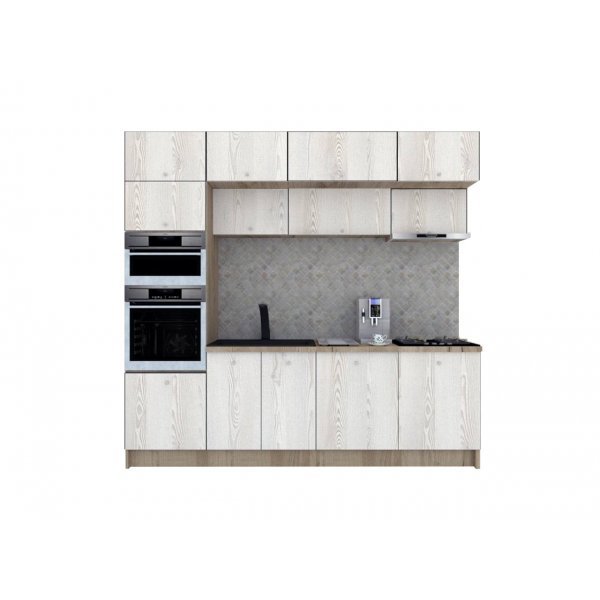 Bucatarie ZONE 260 FRONT PAL K002 / decor K010