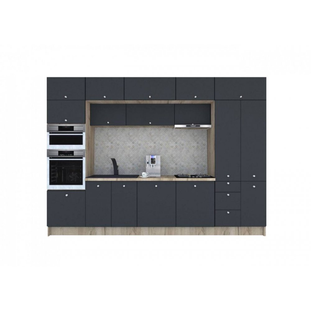 Bucatarie ZONE 340 FRONT PAL K002 / decor 0164