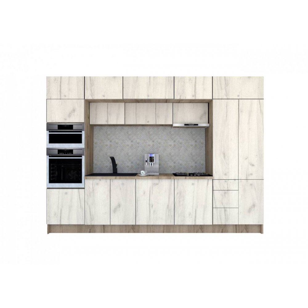 Bucatarie ZONE 340 FRONT PAL K002 / decor K001