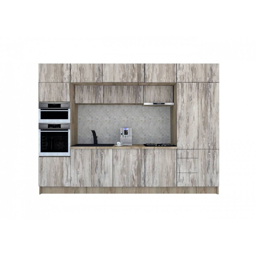 Bucatarie ZONE 340 FRONT PAL K002 / decor K084