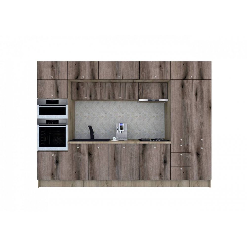 Bucatarie ZONE 340 FRONT PAL K002 / decor K366