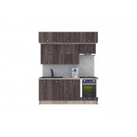Bucatarie ZONE B 200 FRONT PAL K002 / decor 7648