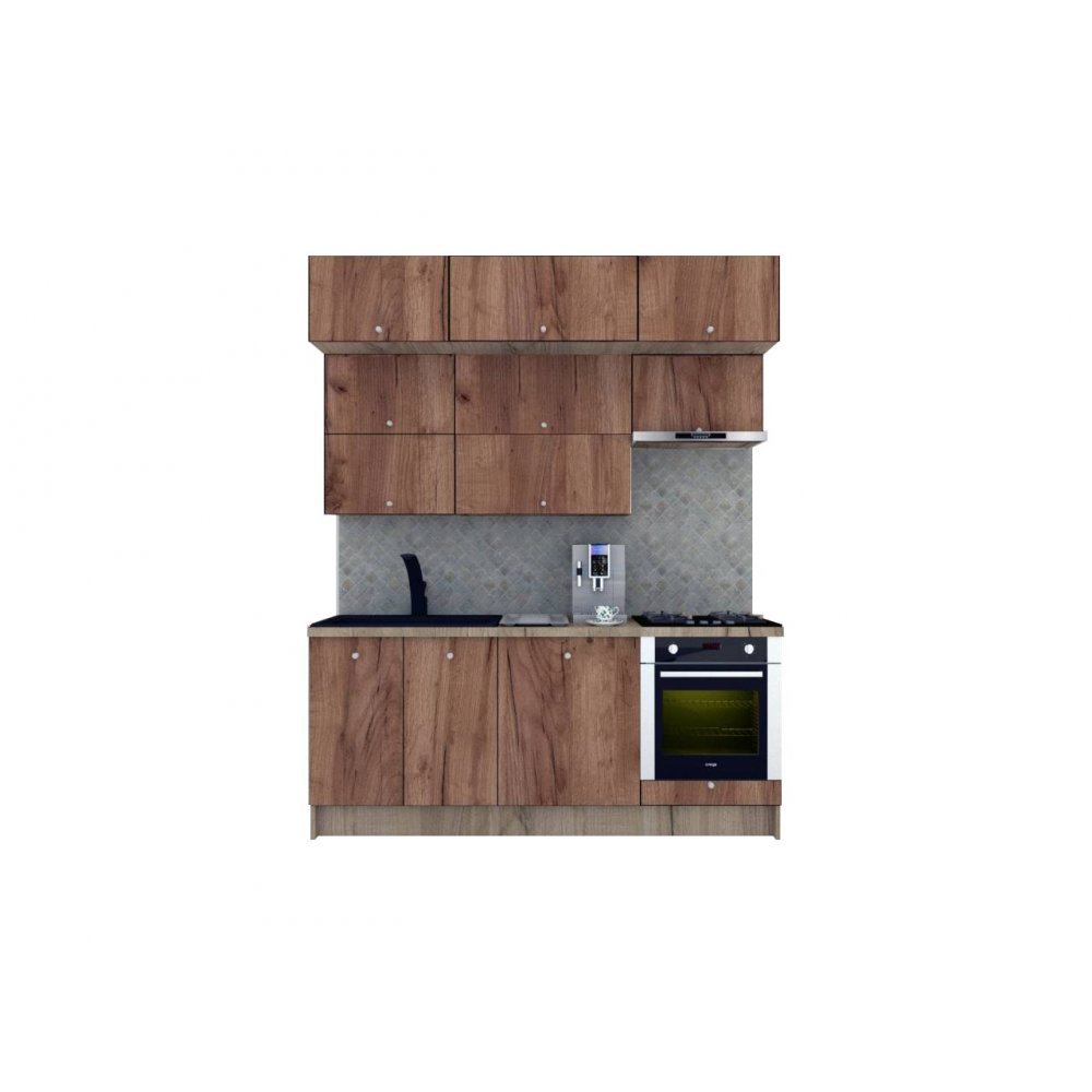 Bucatarie ZONE B 200 FRONT PAL K002 / decor K004