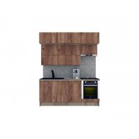 Bucatarie ZONE B 200 FRONT PAL K002 / decor K004