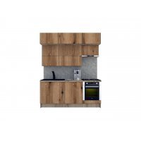 Bucatarie ZONE B 200 FRONT PAL K002 / decor K365
