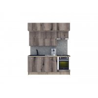 Bucatarie ZONE B 200 FRONT PAL K002 / decor K366
