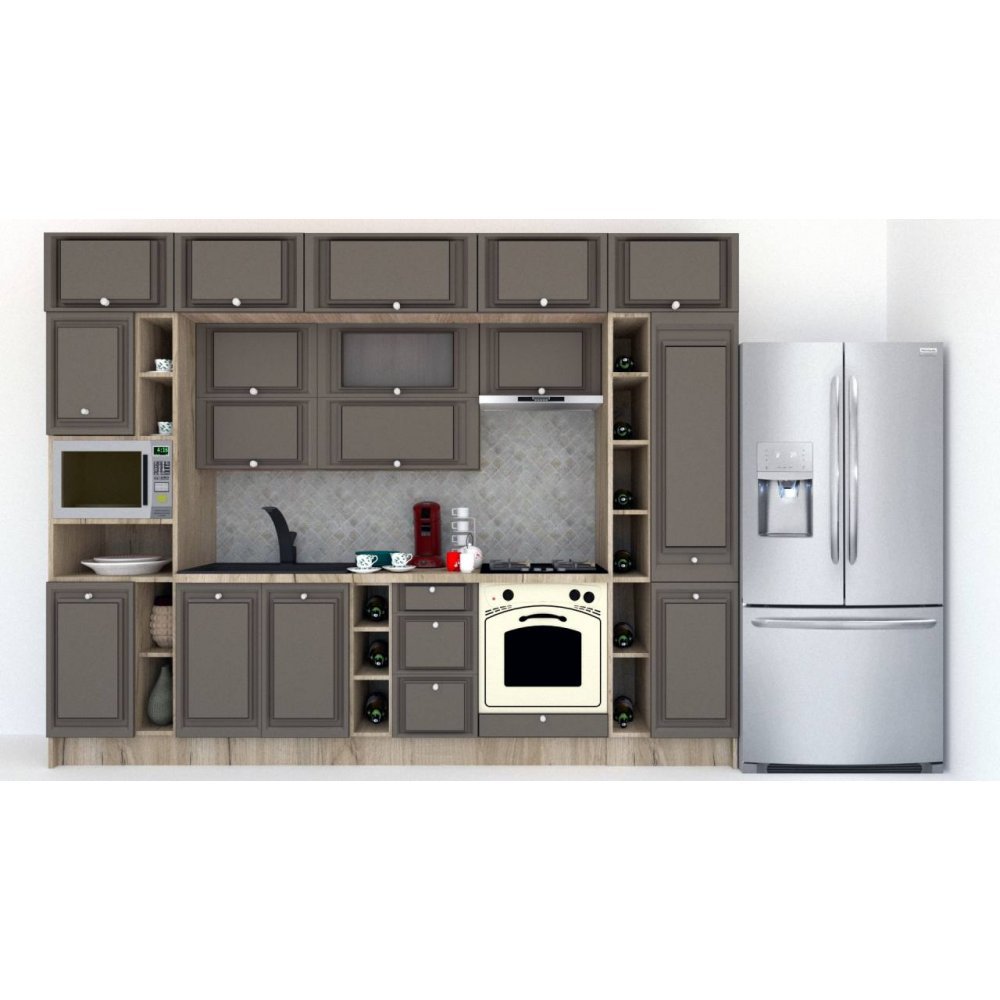 Bucatarie LEEA BEAUTY NEW 320 FRONT MDF EKRAN K002 / decor 218