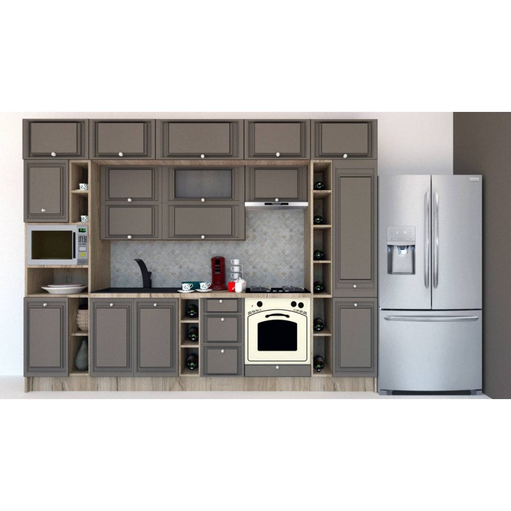Bucatarie LEEA BEAUTY NEW 320 FRONT MDF EKRAN K002 / decor 265