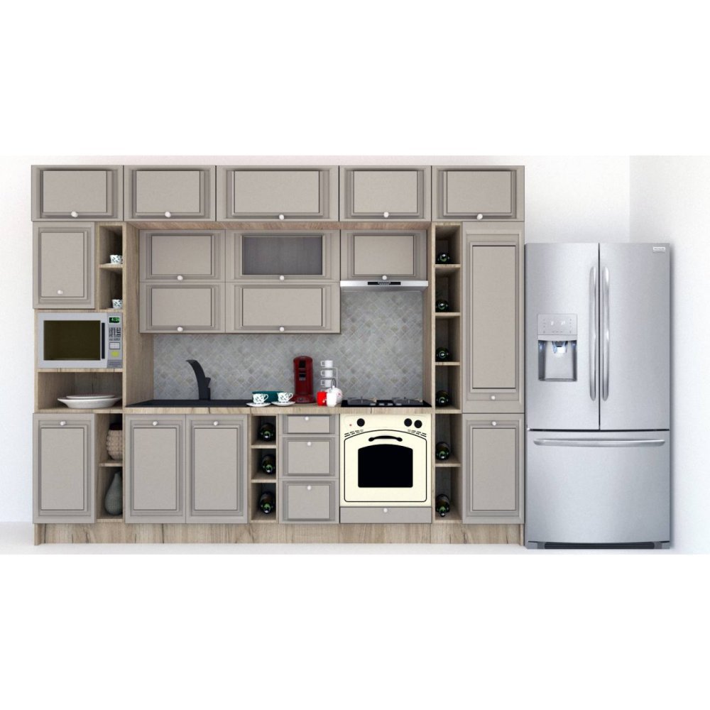 Bucatarie LEEA BEAUTY NEW 320 FRONT MDF ALAMO K002 / decor 227