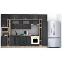 Bucatarie LEEA BEAUTY NEW CANYON 340 FRONT MDF K002 / decor 266