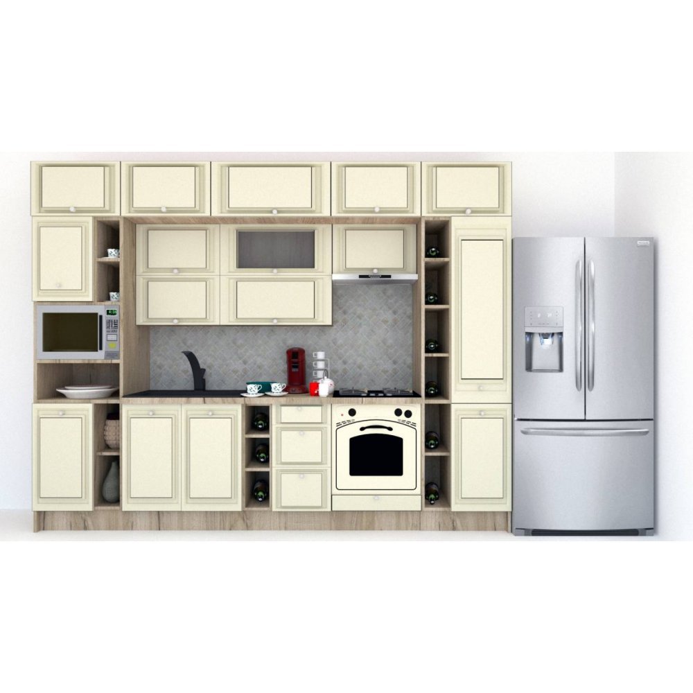 Bucatarie LEEA BEAUTY NEW 320 FRONT MDF PORTAL K002 / decor 191