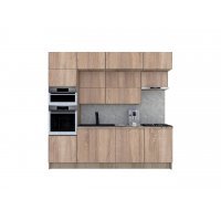 Bucatarie ZONE B 260 FRONT PAL K002 / decor 3025